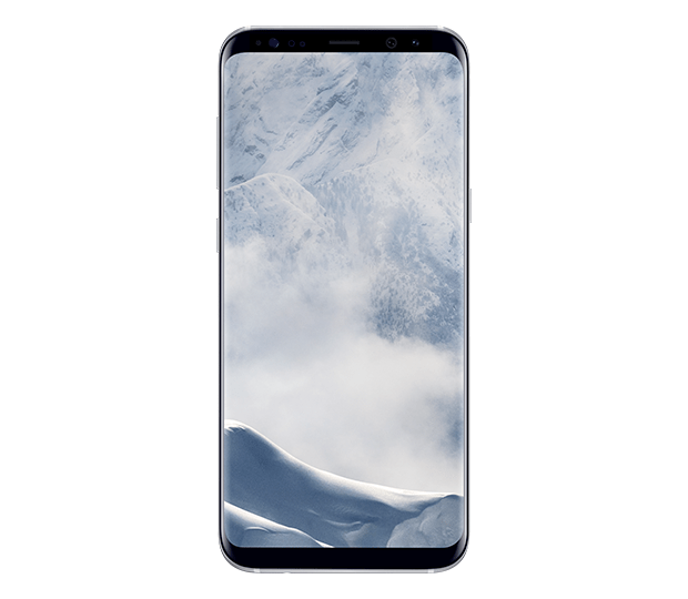 Samsung galaxy s8 plus silver top