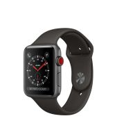 Apple Series 3 (GPS + Cellular) Space Grey Aluminium Case with Black Sport Band