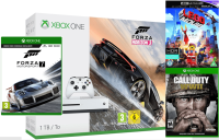XBox  Call Of Duty: WWII and Forza Horizon 3 console bundle 1TB - 0% finance available
